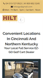 Mobile Screenshot of hiltcustomcarts.com