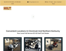 Tablet Screenshot of hiltcustomcarts.com